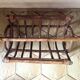 Door old rattan bamboo vintage magazines
