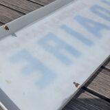 Old plastic fridge advertisement