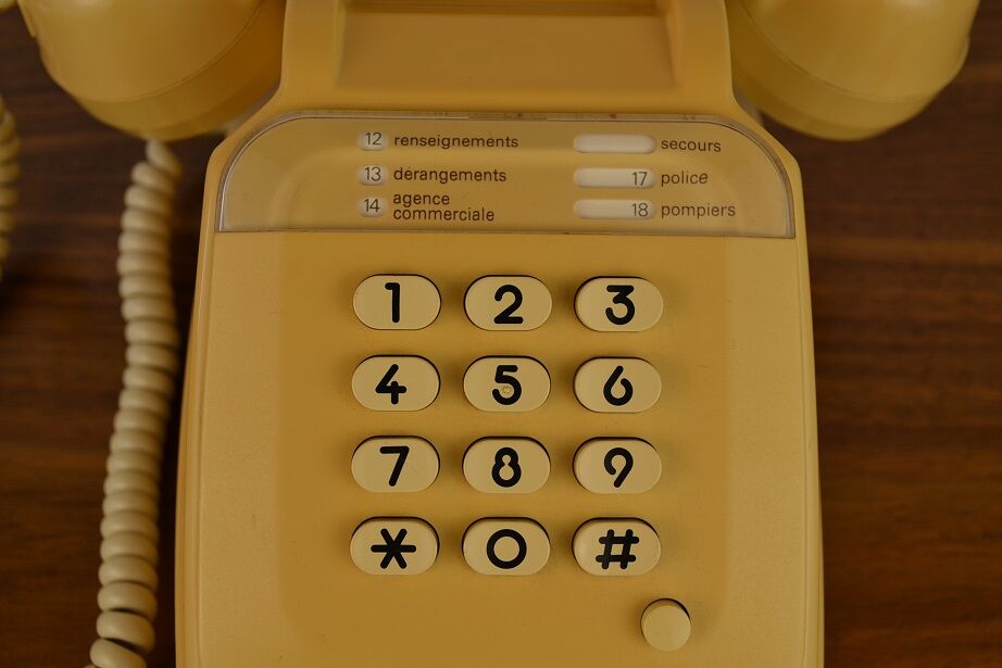 Socotel S63 vintage key phone, 1982, France
