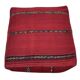 Set of 8 Moroccan Berber poufs in wool – Vintage red kilim