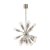 Small Atomium Sputnik space chrome pendant by Cosack, Germany, 1970s.