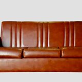 Vintage lounge, convertible Canape and 2 armchairs