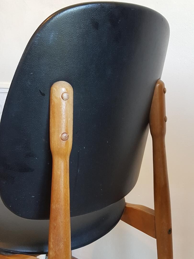 Pair of Baumann chairs model Pegasus circa 1960