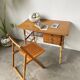 Bureau rotin Louis Sognot et sa chaise