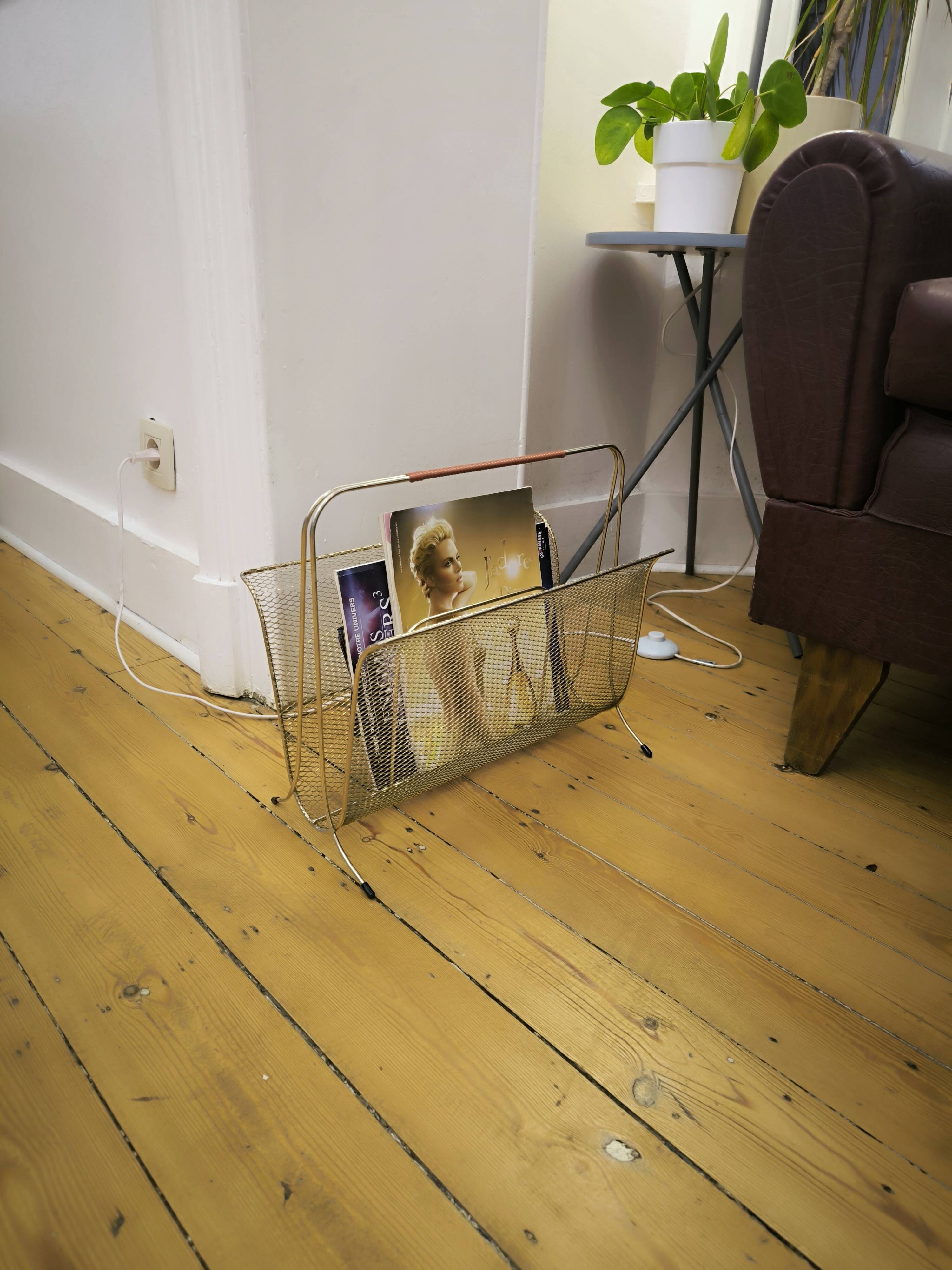 Vintage magazine rack