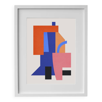 Framed Abstract Collage