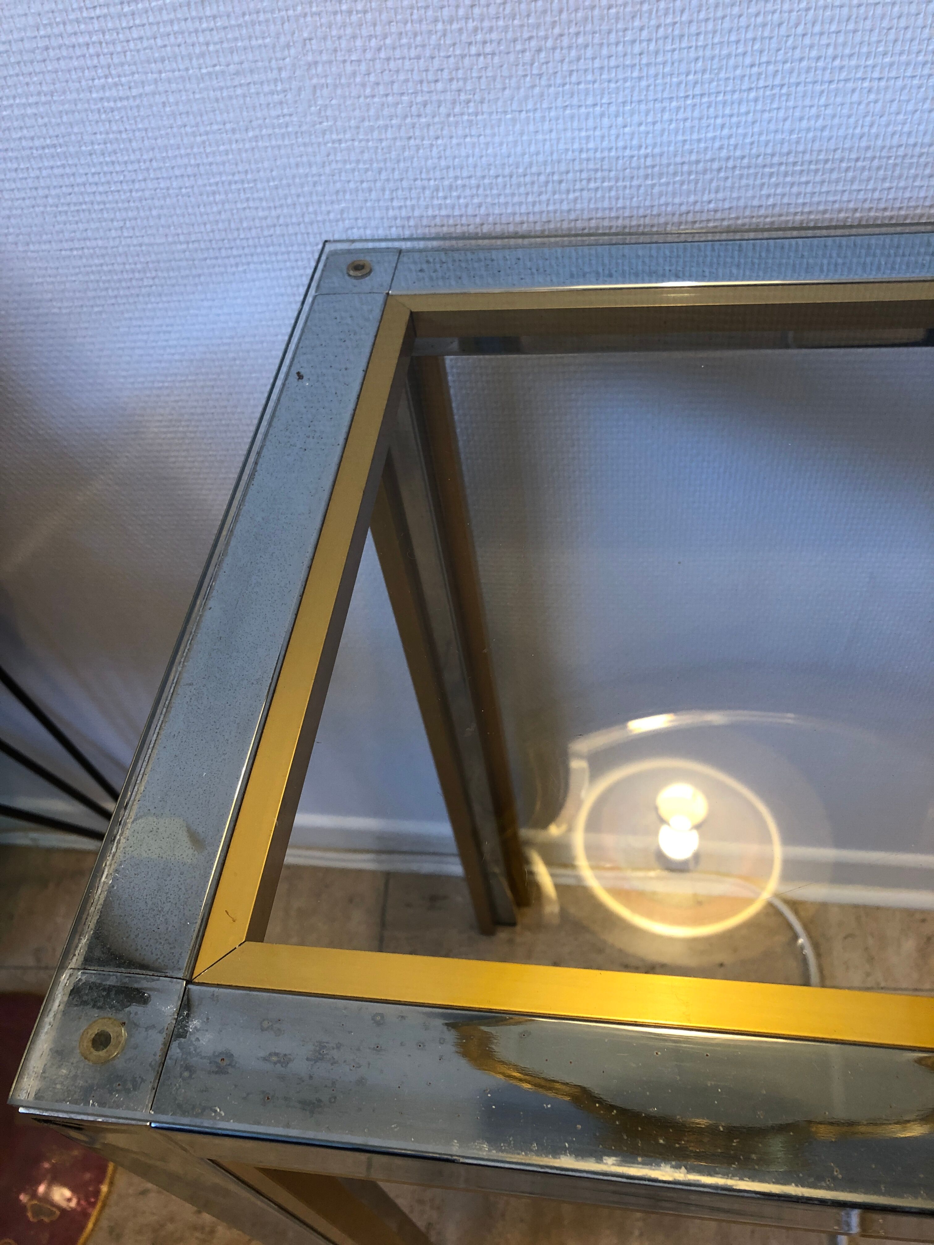 Renato ZEVI Glass Console, 1970