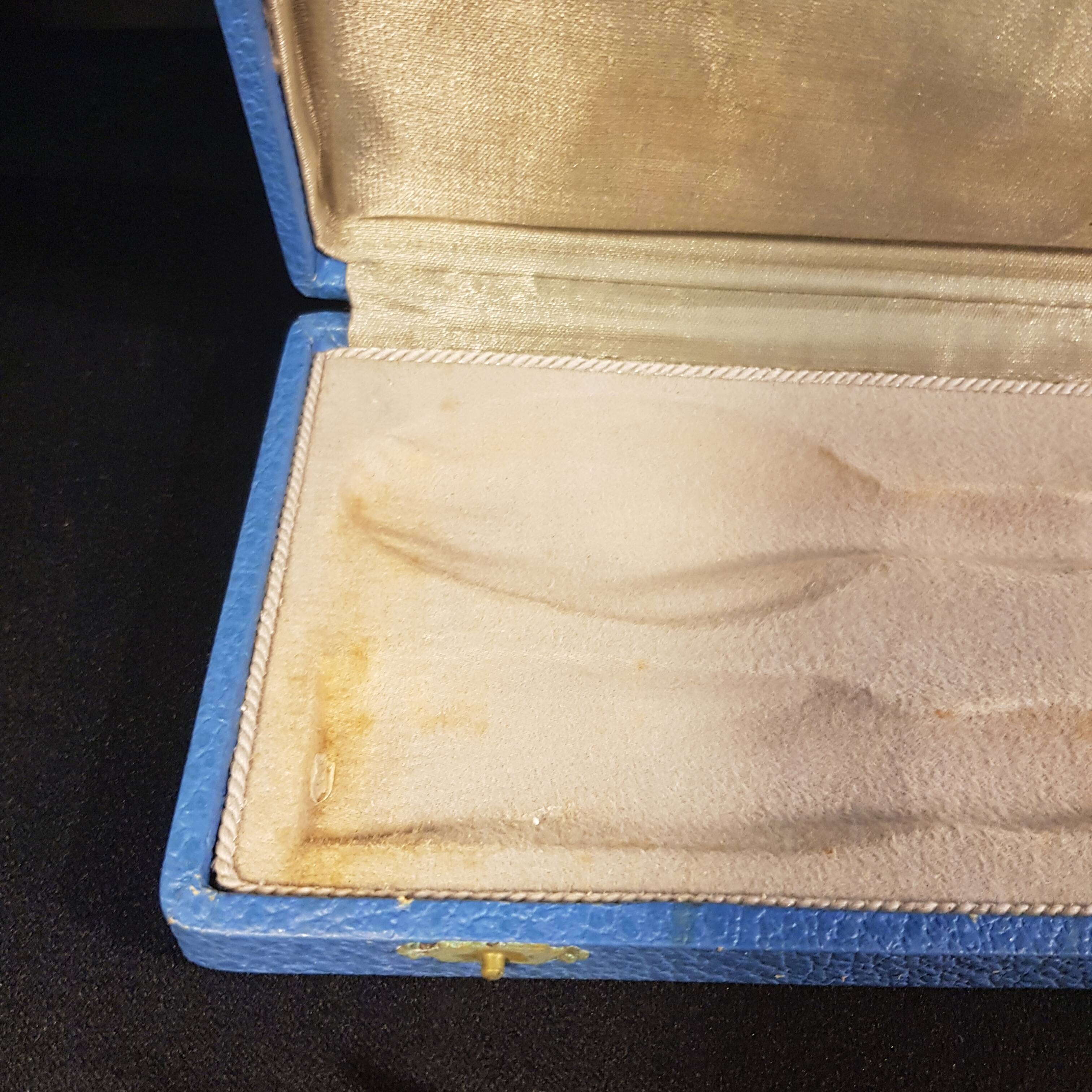 Old salad servers in their case