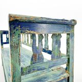 Antique Bench with Storage Space and Beautiful Original Patina