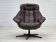 1970s, Danish design by H.W.Klein, swivel chair, for Bramin Møbler.
