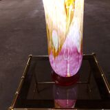 LARGE BIOT BLOWN GLASS VASE, SABA FRERES