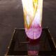 LARGE BIOT BLOWN GLASS VASE, SABA FRERES