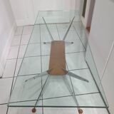 Coffee table with compass legs from the 60s