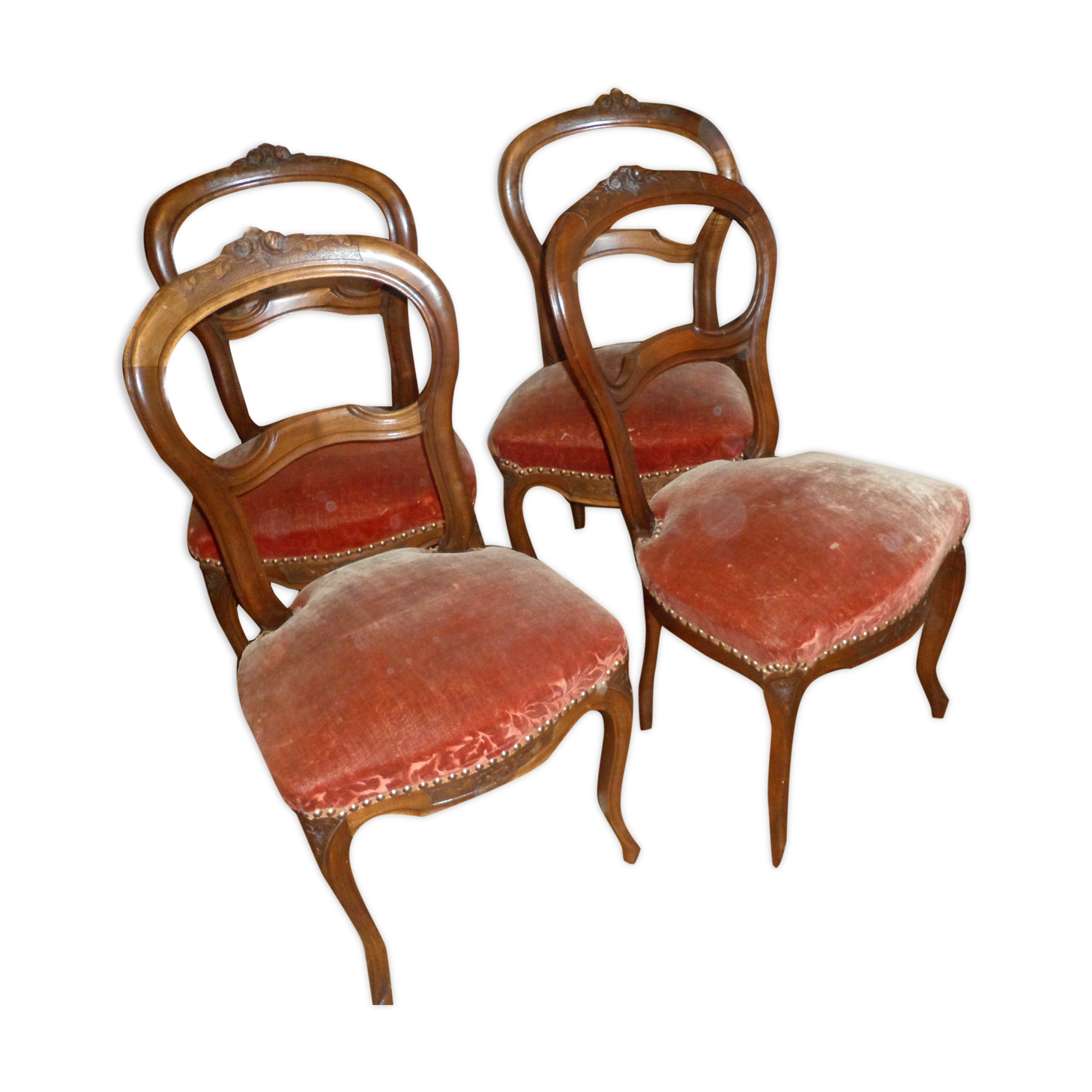 4 Louis Philippe chairs
