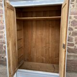 Armoire alsacienne Rustique fin 19 Eme sapin Peint
