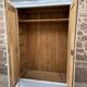 Armoire alsacienne Rustique fin 19 Eme sapin Peint