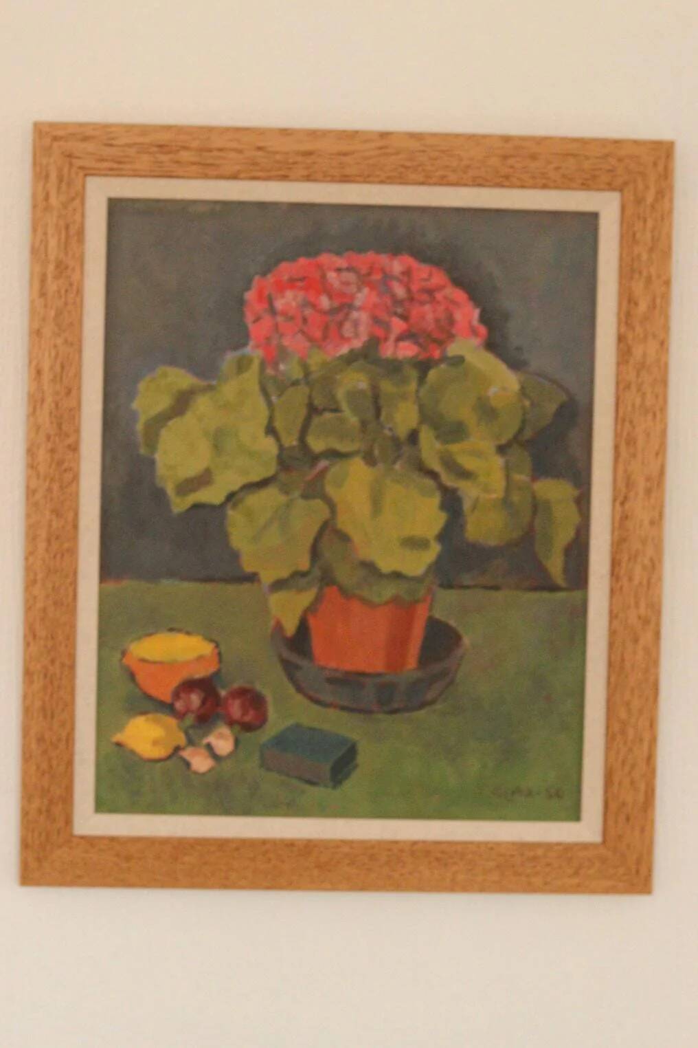 Pink hydrangea with fruit by Olax