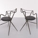 2 chaises pliantes Cendrillon, Hiroyuki Yamakado, 1987