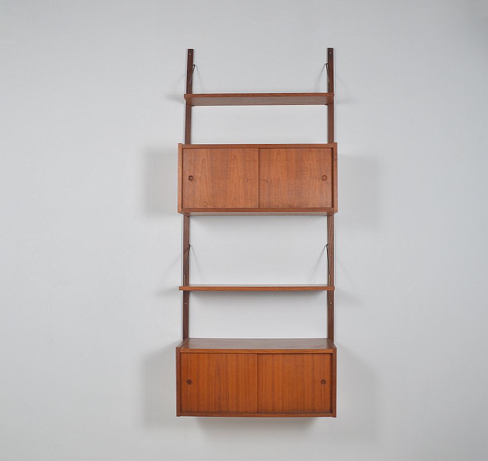 Danish wall rack 'PS-system' designed by Preben Sørensen, 1960s