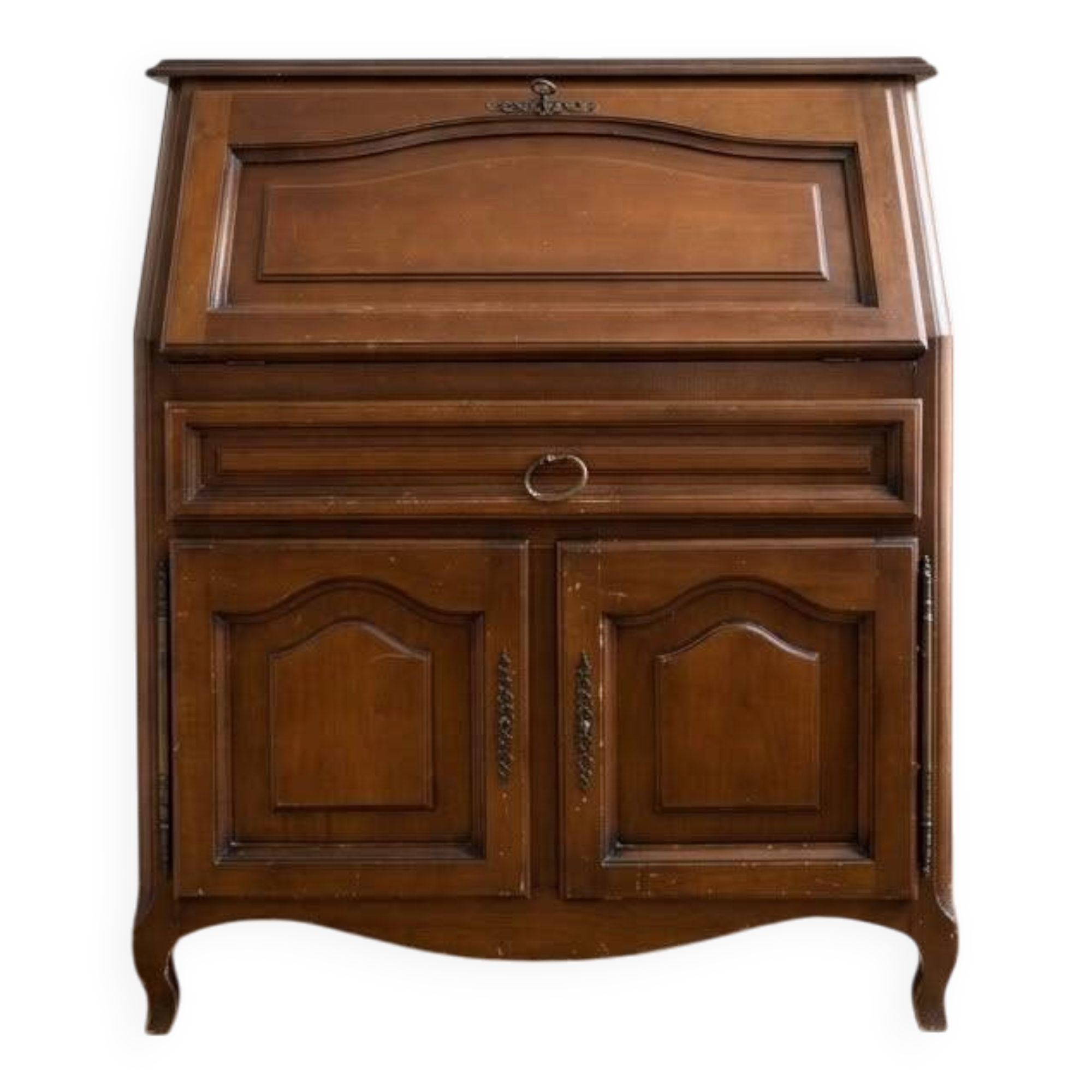 Louis XV style secretary in cherry wood