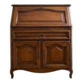Secrétaire style Louis XV en bois merisier