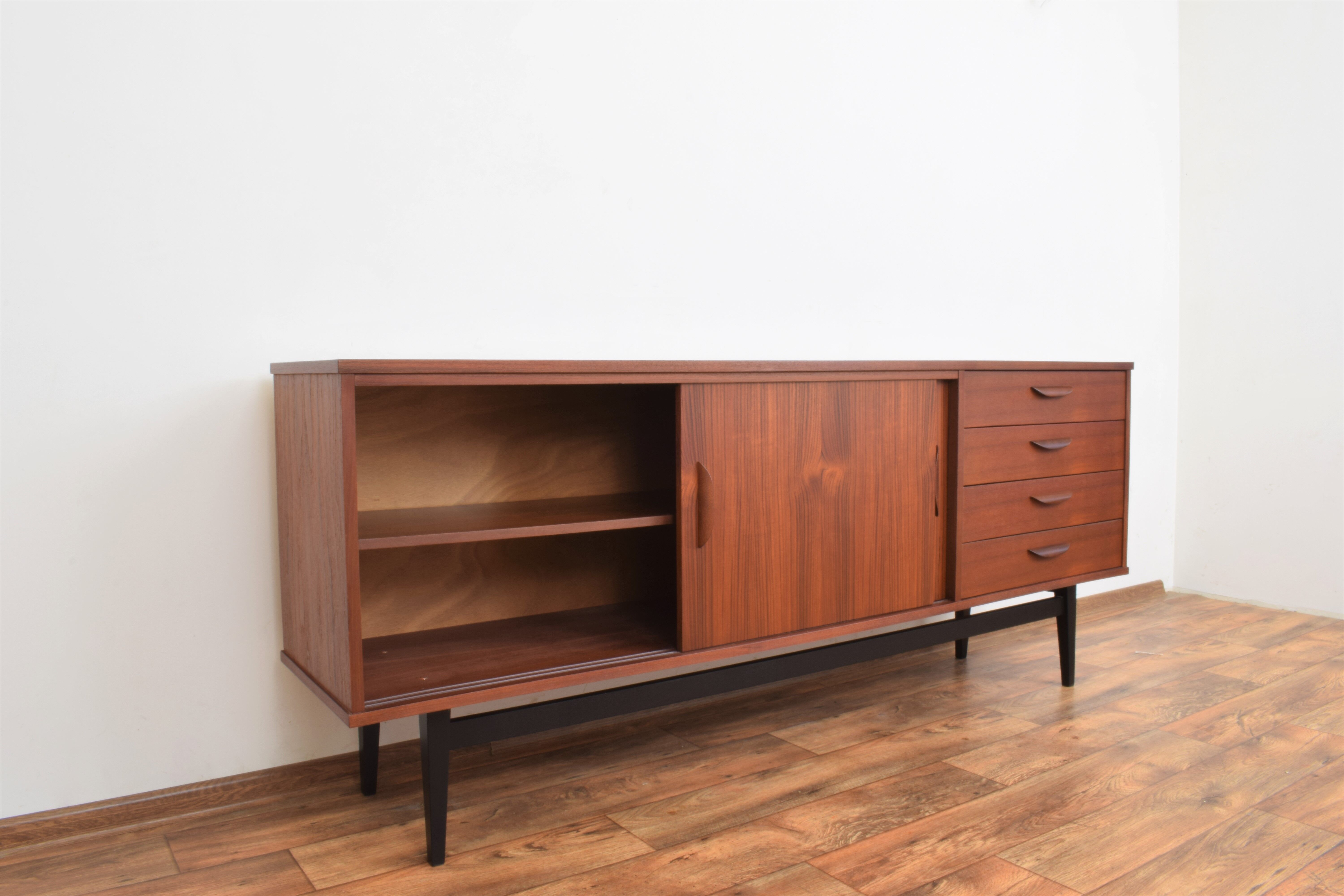 Mid-Century German Teak Sideboard, 1960s.