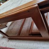 Scandinavian trundle coffee table