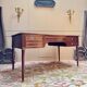 Louis XVI style double-sided mahogany desk, 19th century