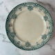 Set of 6 flat plates, ironstone Narcisses Onnaing.