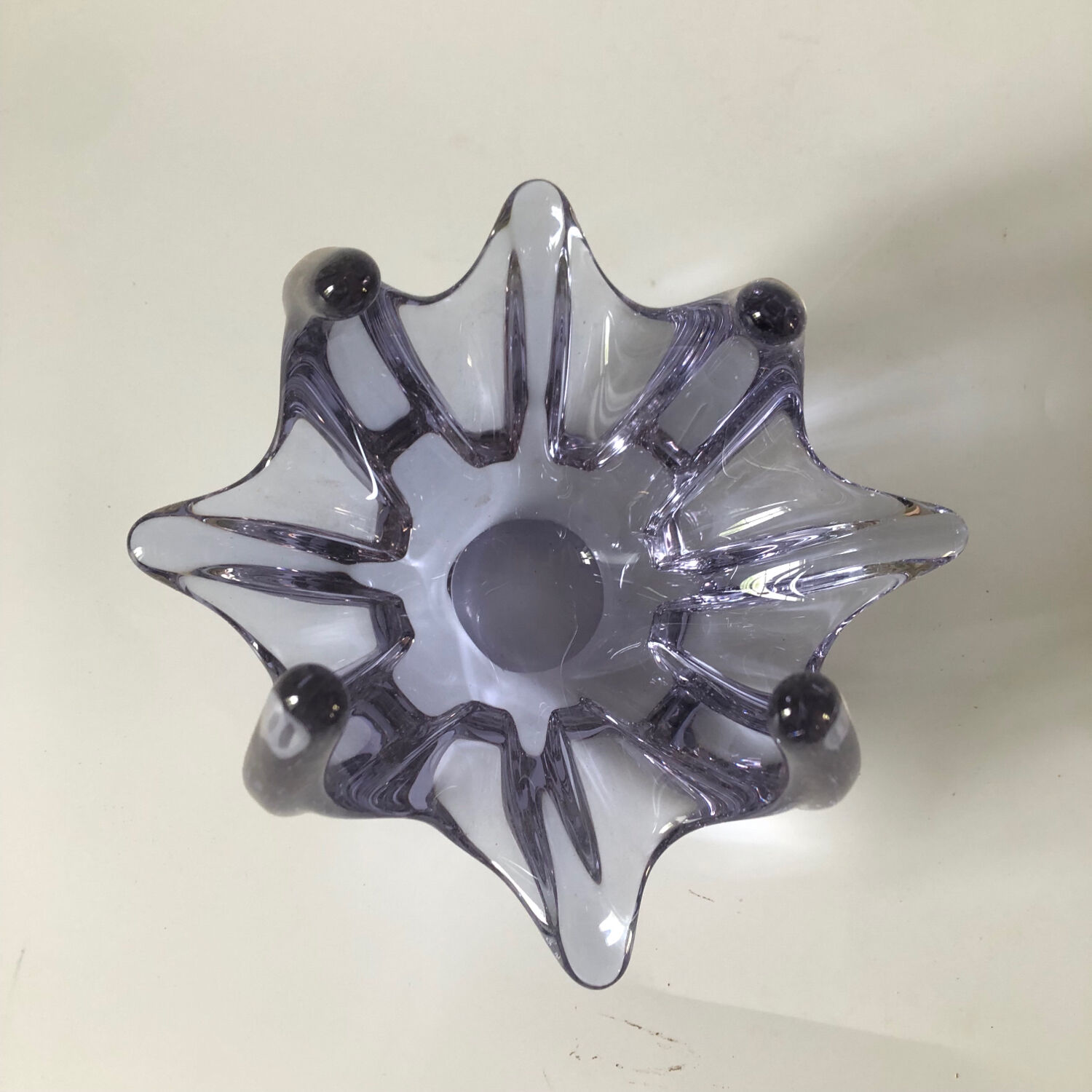 Vintage glass fruit cup