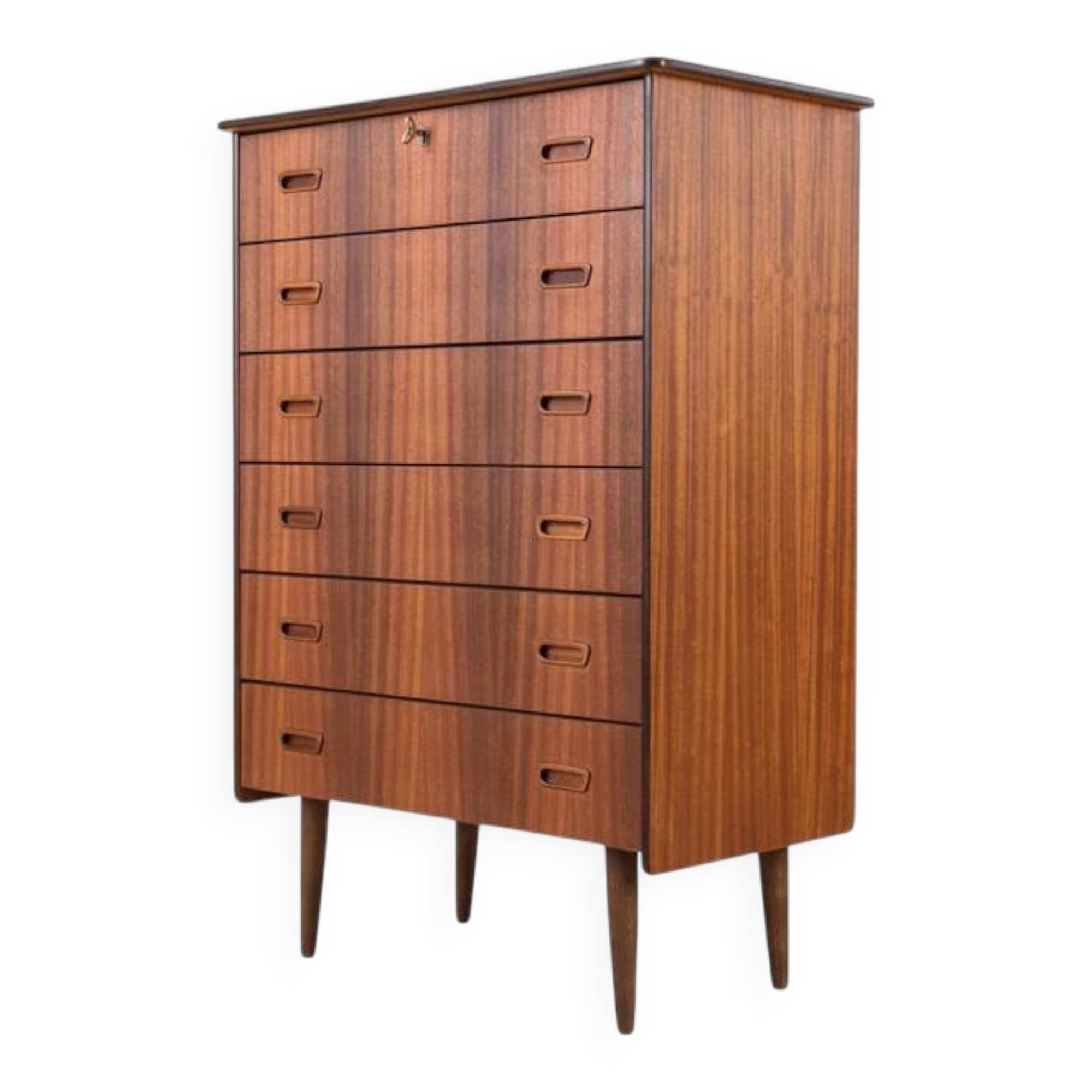 Commode en teck scandinave, années 1960