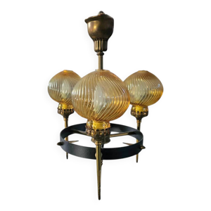 Lampe suspendue années - 1950