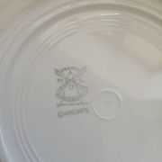 Lot of 12 Moulin des loups plates and dish