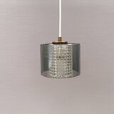 Lampe suspendue suédoise de la verrerie Orrefors
