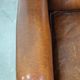 Especially comfortable wingback chair made of sheepskin leather, stunning colors
