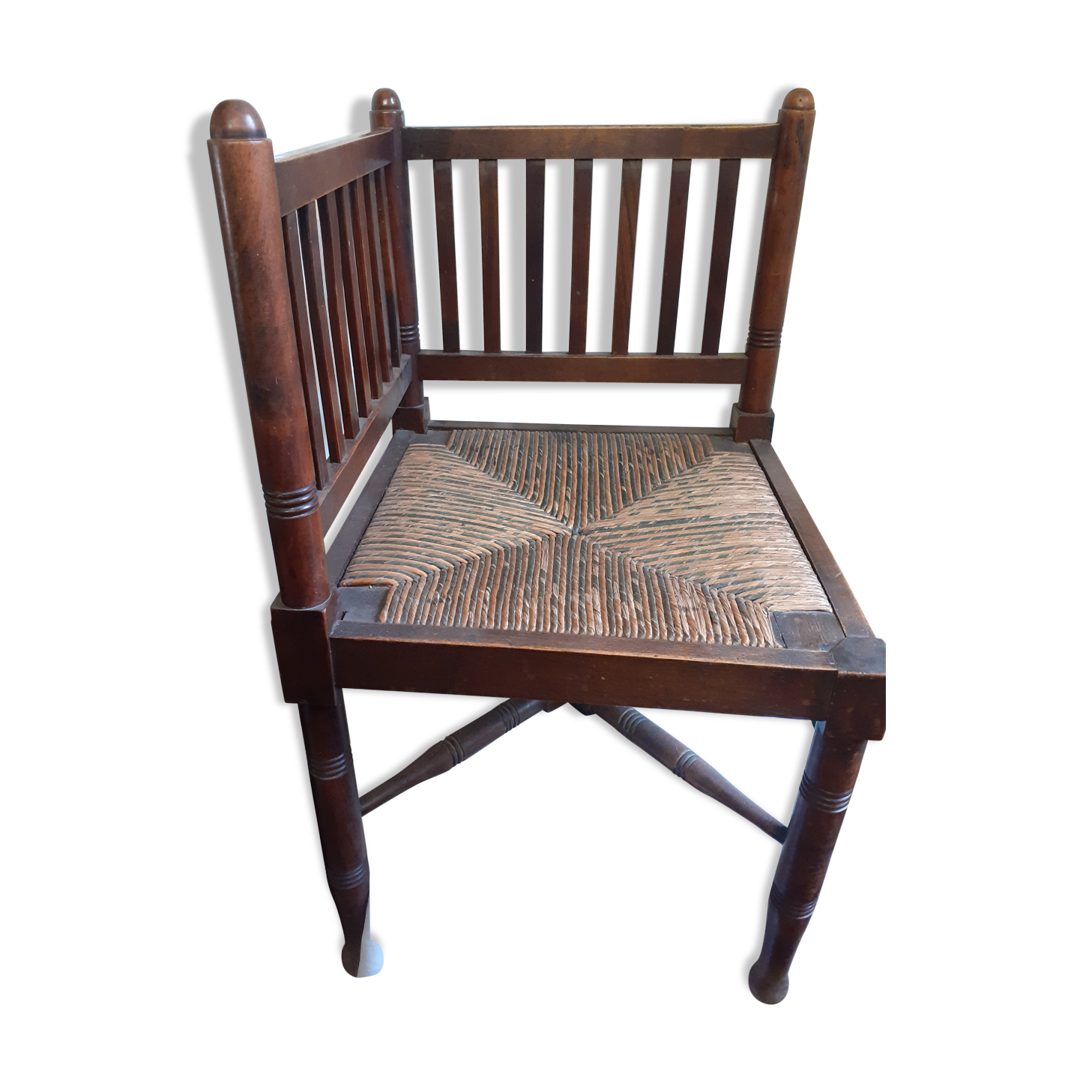 Chaise de coin pailler