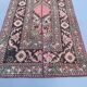 Tapis runner turc 409x70 cm laine tribal vintage