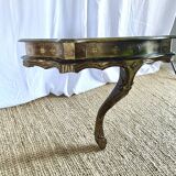 Console florentine vintage en bois doré