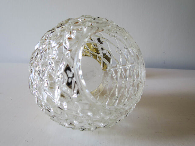 Brass Wall lamp globe 70