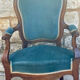 Napoleon III style mahogany armchair