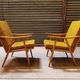 Pair of armchairs Ton Bystřice model Boomerang by Antonin Suman 1960