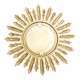 Vintage Italian golden sun mirror, mid-20th century.