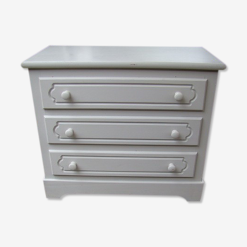 Chest of drawers 4 drawers old gray