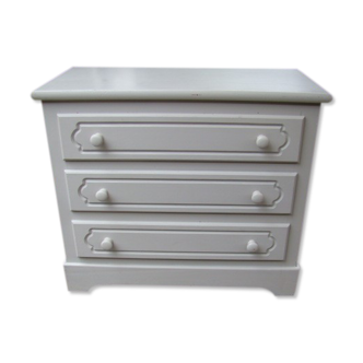 Chest of drawers 4 drawers old gray