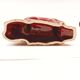 Lot of 2 Art Deco Ceramic Deer in Burgundy and Gold France