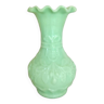 Vase en verre opalin Art Nouveau Portieux Vallerysthal