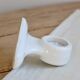 Antique wall candle holder in white porcelain