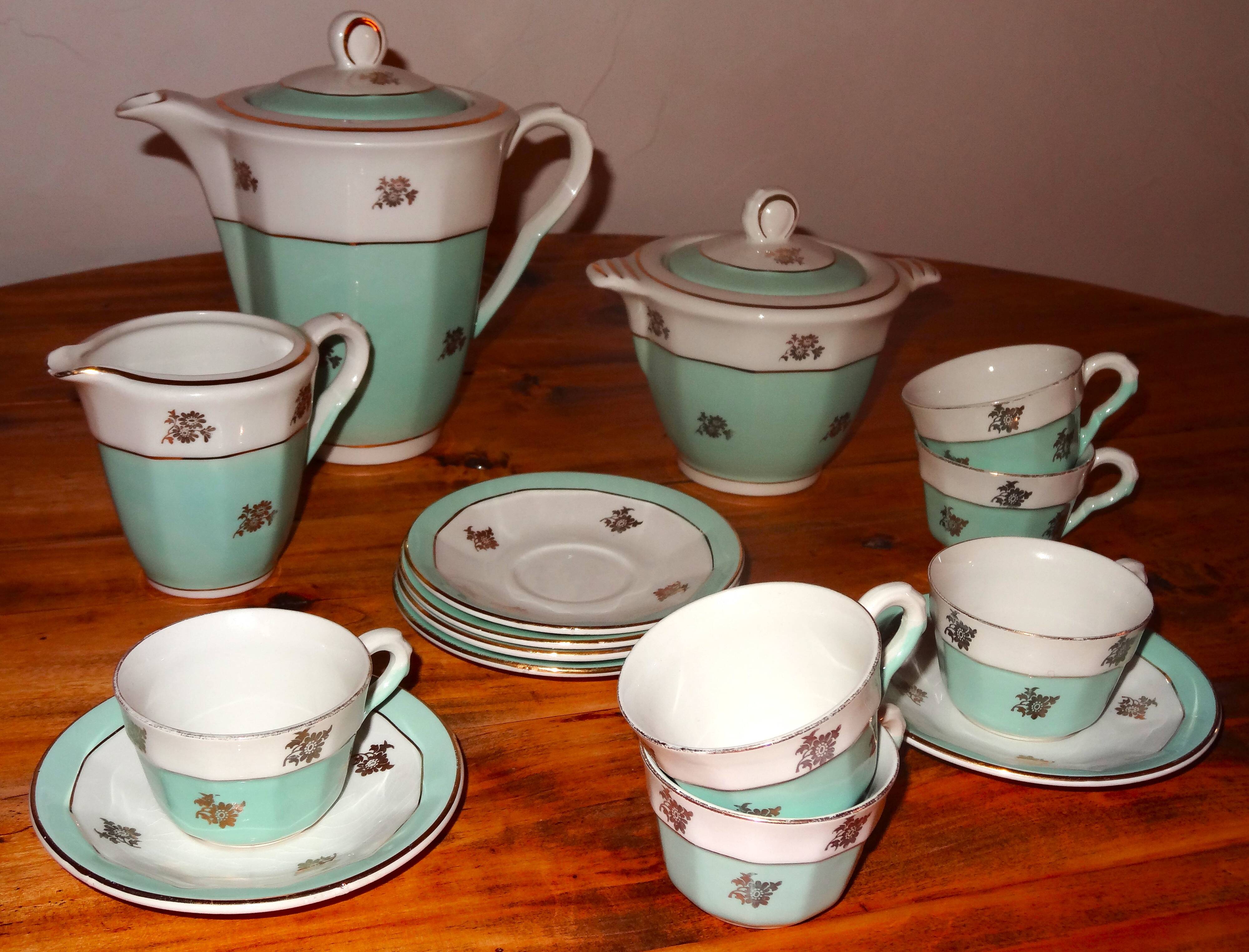Coffee service Moulin des Loups model "Emeraude"
