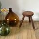 Tabouret tripode en bois années 40-50