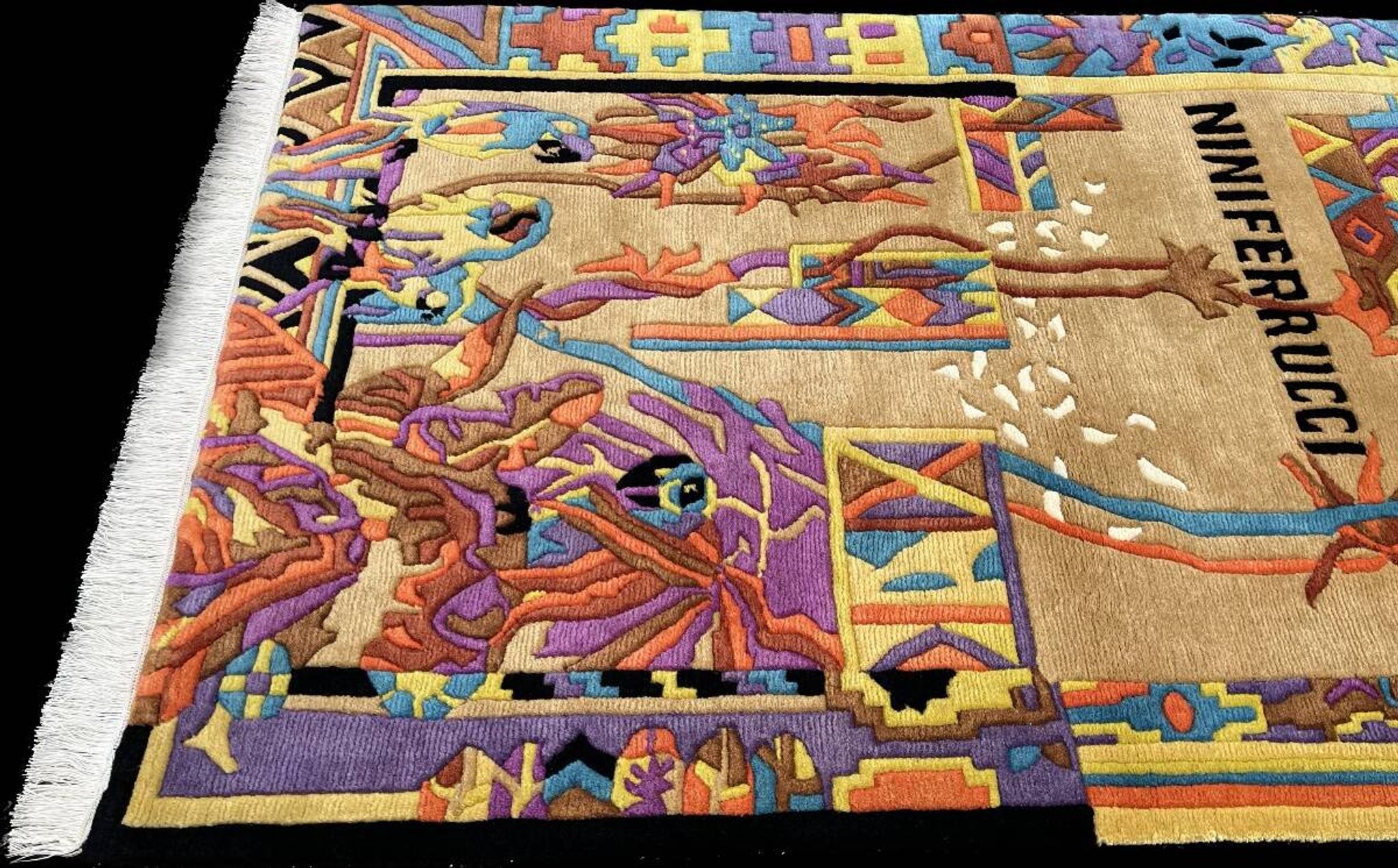 Modern rug signed Nini Ferrucci 160x100 cm